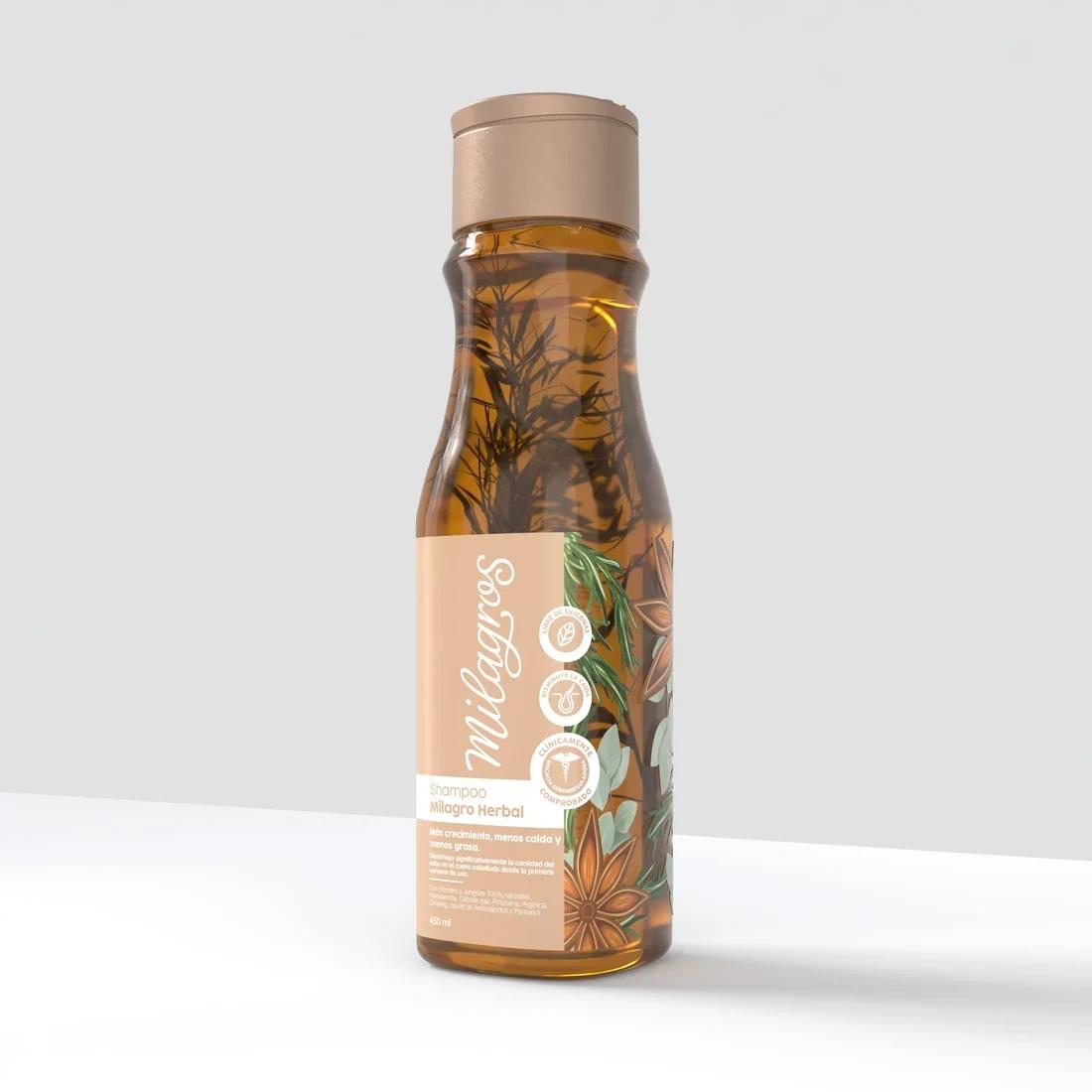 Shampoo Milagro Herbal (con romero y jengibre) Shampoo Milagro Herbal (con romero y jengibre)