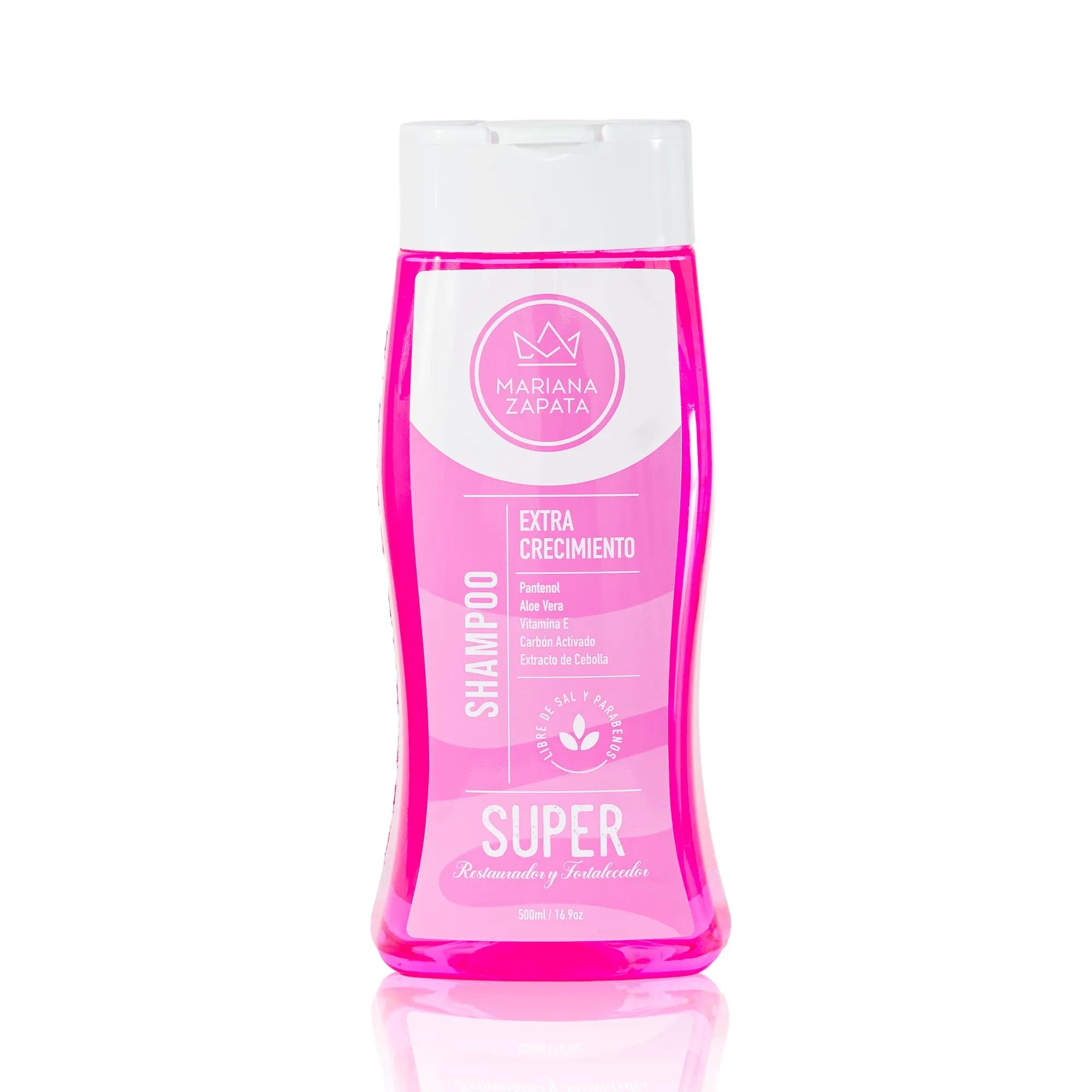 Shampoo Extra Crecimiento con Cebolla, Pantenol y Aloe Vera