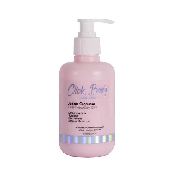 Jabón cremoso de rosa y lichis