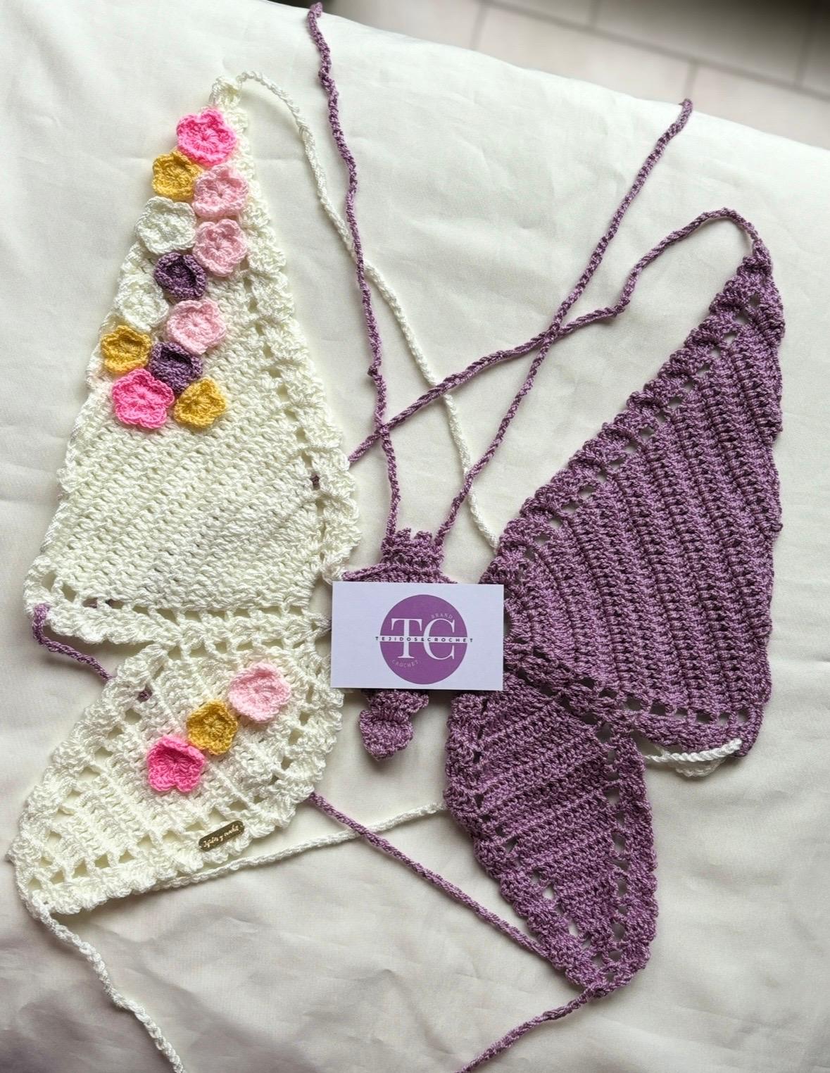 Crop top mariposa